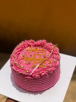 Size 6 single layer cake